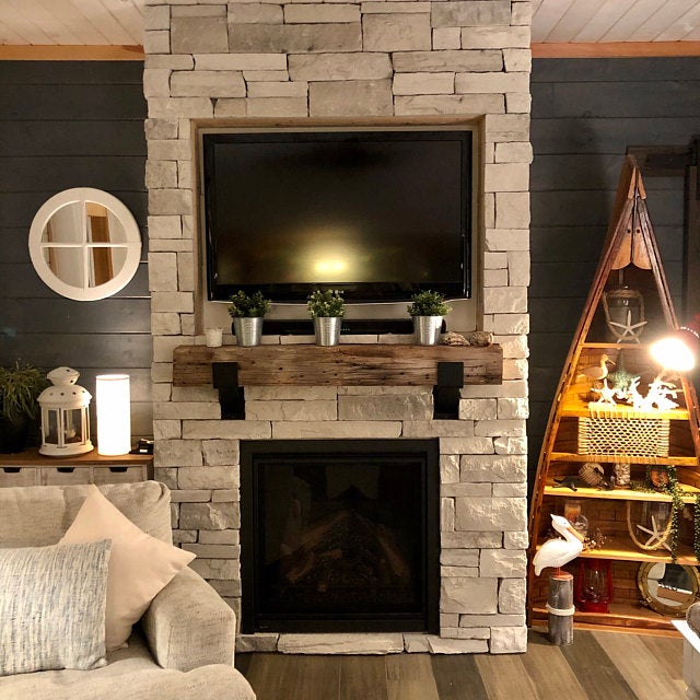 Cabin Living Room Design