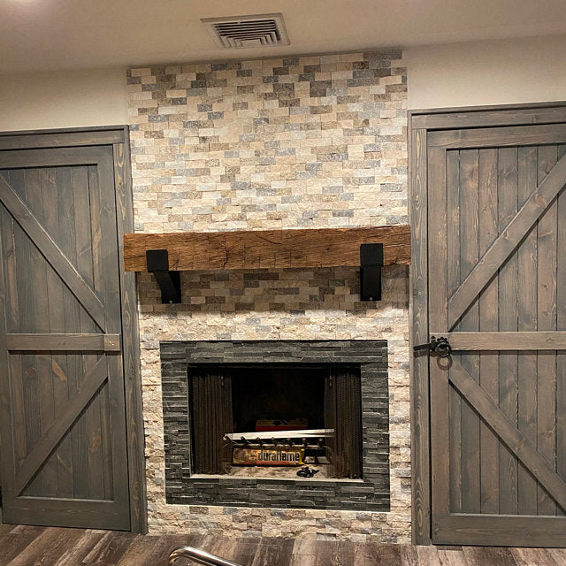 Rustic Farmhouse Mantel
