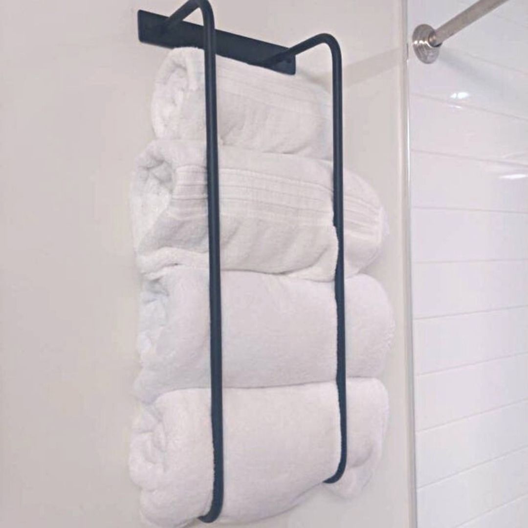 Rolled Towel Guest Bathroom Towel Holder