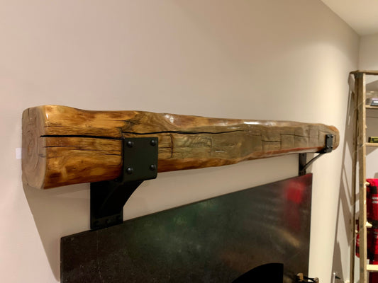 Rustic Mantel Brackets