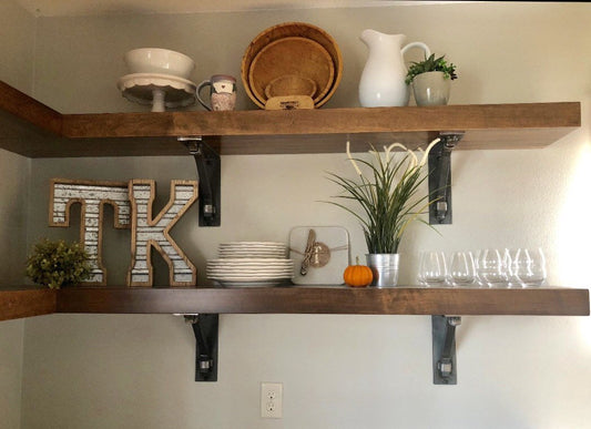 Rustic Shelving Supports