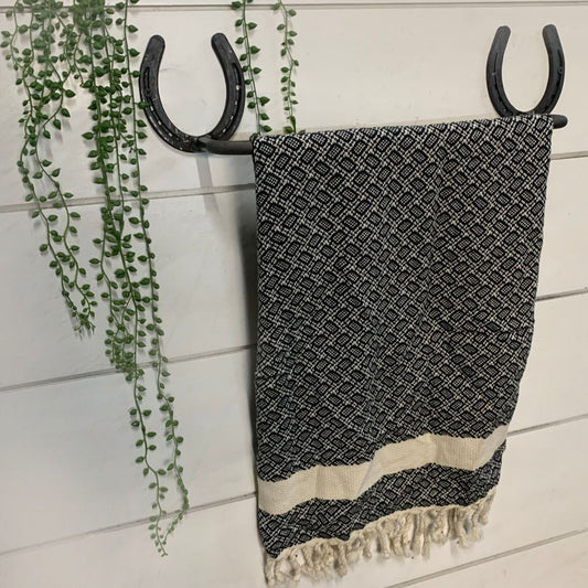 Handmade Horseshoe Towel Bar