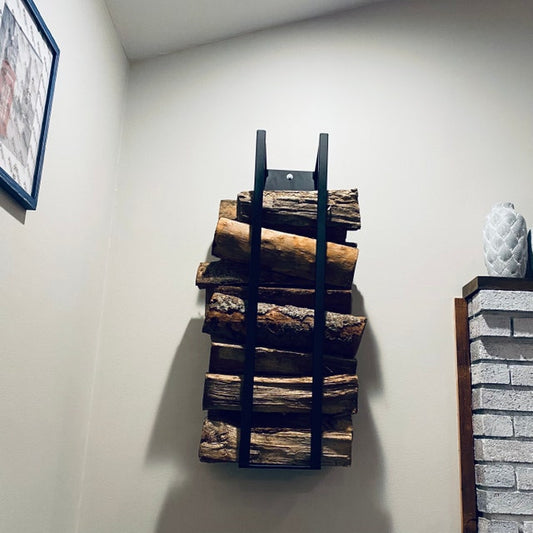 Wall Mounted Firewood Holder